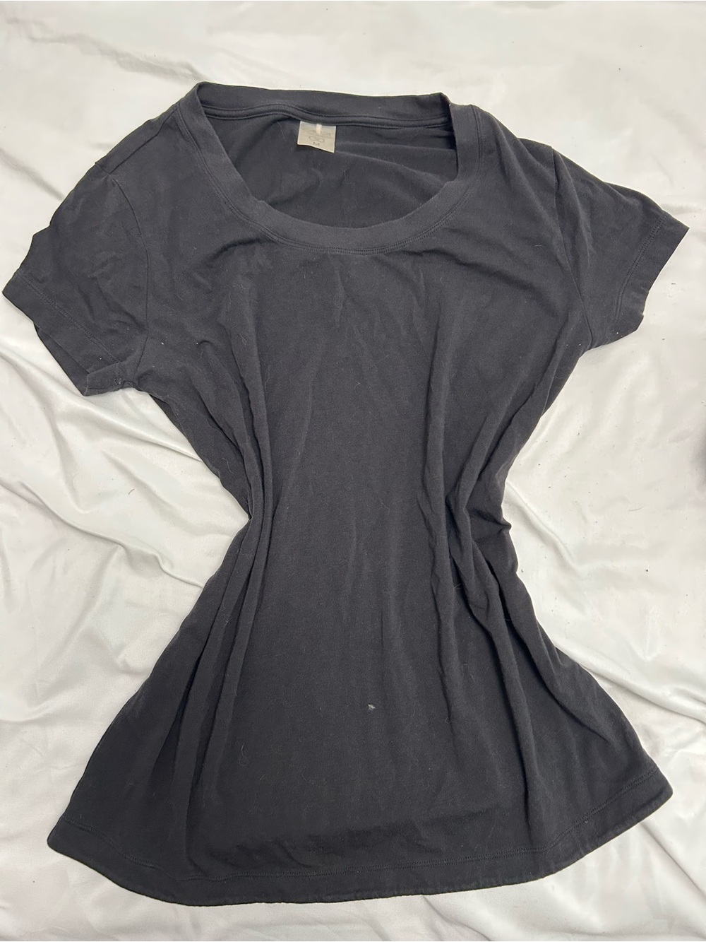 CALIA by Carrie Underwood Black Scoop Neck Short Sleeve Tee